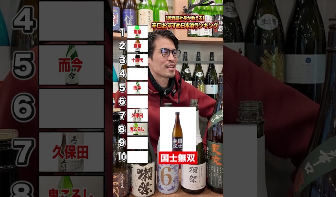 日本酒おすすめランキング！あなたは何位を選ぶ？#居酒屋オーナー #経営者 #渋谷居酒屋 #新宿居酒屋 #池袋居酒屋 #日本酒 #新政