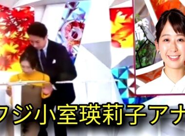 フジ小室瑛莉子アナ「めざまし8」生放送中に貧血で倒れる 谷原
