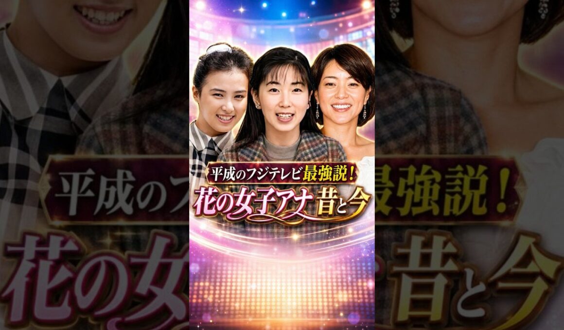 【60代】90年代フジテレビ・女子アナブームを彩った女子アナ【平成】 #若い頃 #今と昔 #美人