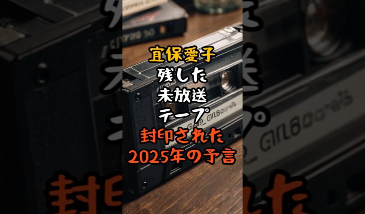 封印された宜保愛子の“未放送テープ”…ついに解禁された2025年の衝撃予言【 都市伝説 予言 ミステリー スピリチュアル 予知能力 】