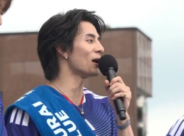 JO1白岩瑠姫＆INI西洸人、サッカー日本代表に大興奮！パブリックビューイングイベントで熱いエール
