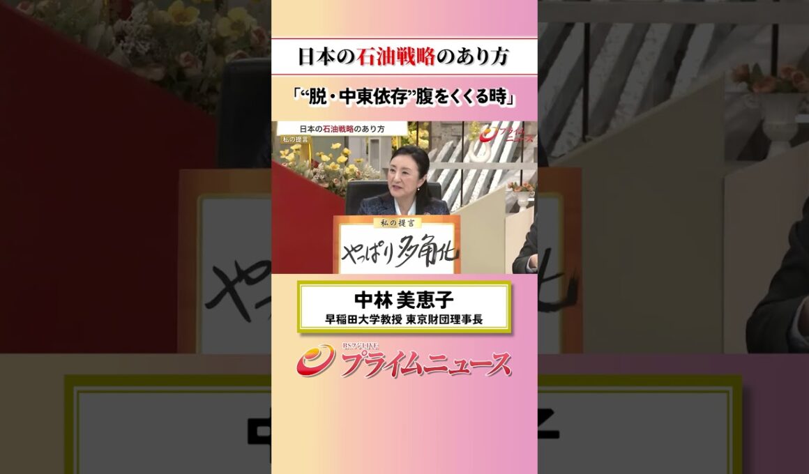 【脱・中東依存】日本の石油戦略のあり方：私の提言 中林美恵子 2026/6/18放送【BSフジ プライムニュース】