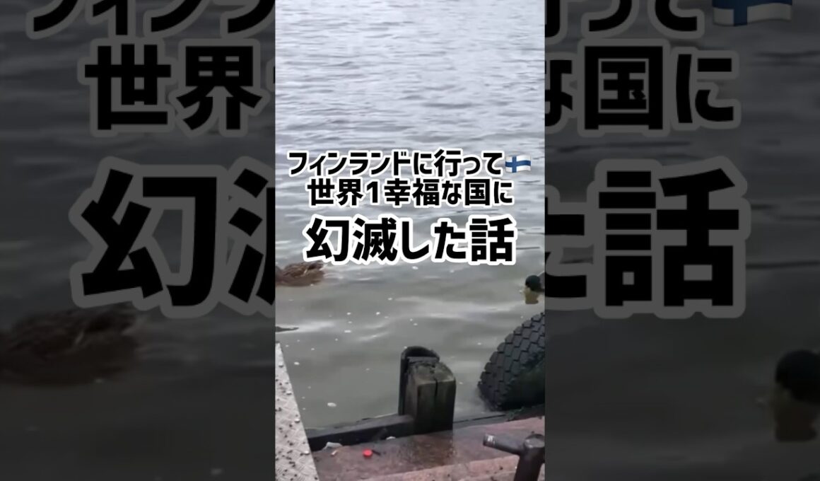 世界1幸福な国フィンランドには期待するな！私が訪れて住みたくないと思った理由 #Shorts