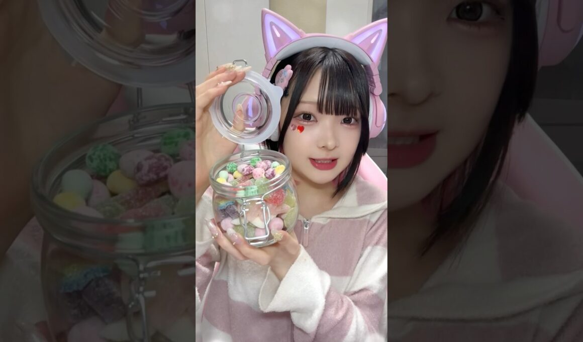 海外で流行ってる『キャンディサラダ』を作ったら幸せすぎた…🍭🍬【たまちゃん】#shorts