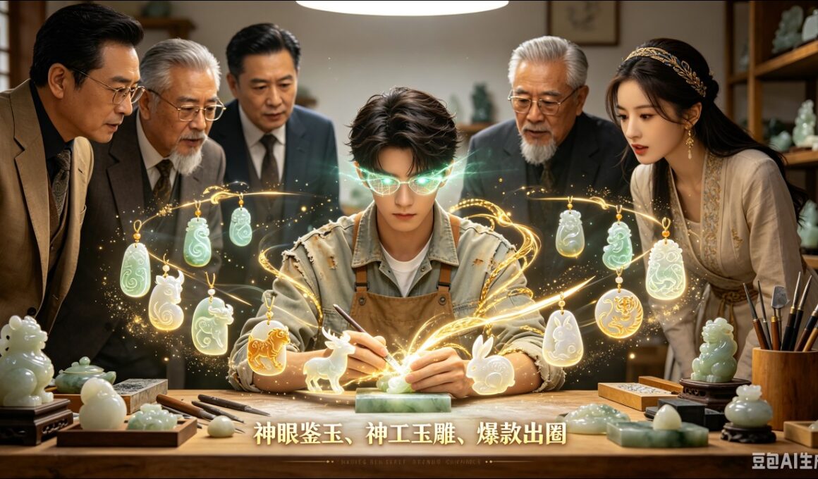 山神賜我透視眼，專治各種不服！賭石場上，我就是行走的驗鈔機#短剧#