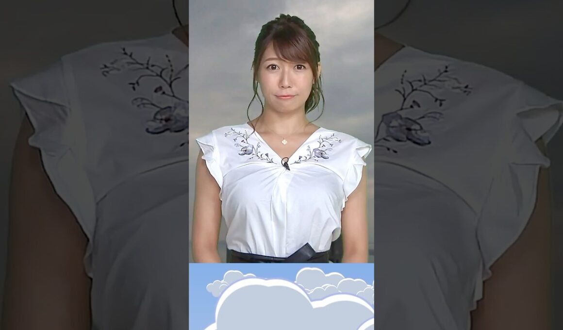 今夜もアヒル口がかわいいお天気お姉さん  #穂川果音 #ウェザーニュース