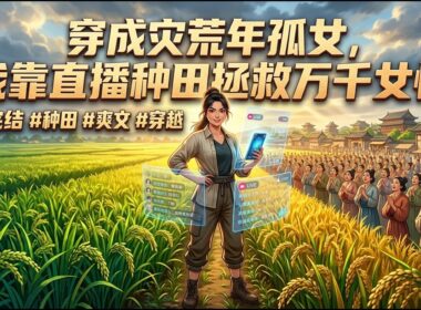 完结【下】《穿成灾荒年孤女，我靠直播种田拯救万千女性》一朝被做局，全网黑万人嫌的我穿成了灾荒孤女。本以为要手握锄头饿死，却绑了直播种田系统，不仅种出千亩良田，还被天下女子视为榜样#一口气看完 #小说