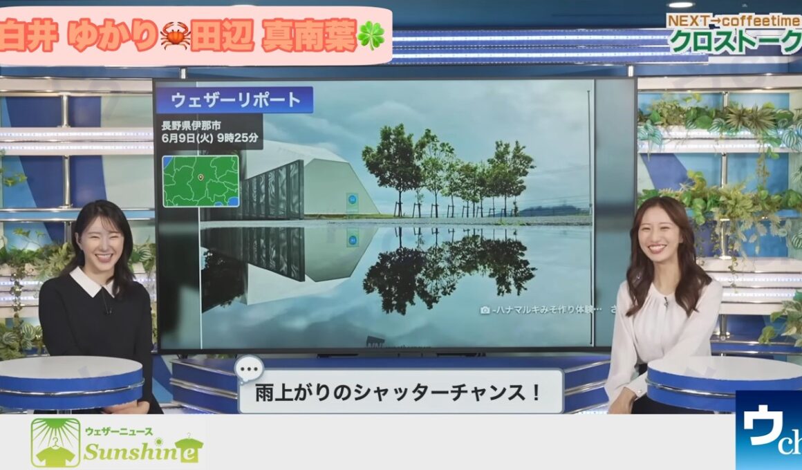 【白井ゆかり×田辺真南葉】クロストーク【ウェザーニュース】