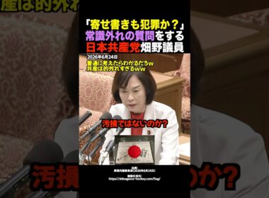 「常識で考えろｗ」日の丸寄せ書きを“汚損”と言い張る共産党を鈴木馨祐が法理論破w #shorts