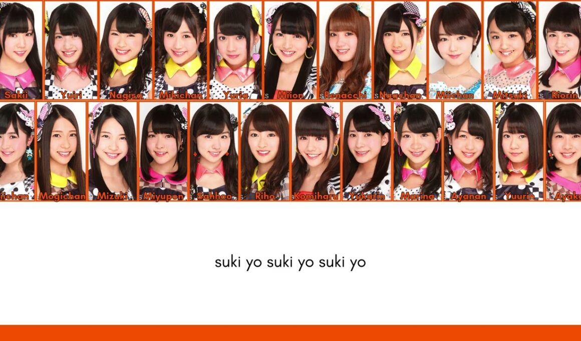 AKB48 - Me wo Aketa Mama no First Kiss [Romaji/Colorcoded Lyrics]