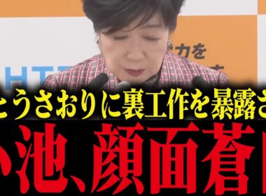 【小池百合子】※さとうさおりに新人議員を潰す裏工作を暴露され、小池顔面蒼白…【小池都知事 小池百合子 カイロ大学学歴詐称疑惑 都議会】