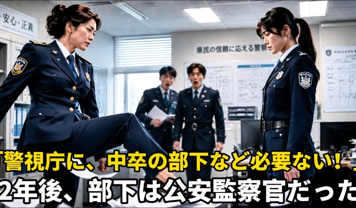 「中卒の部下はいらねぇよ！」本社配属で東大卒の女課長に侮辱された女性——「いつ私が部下だと言った？」「え？」→2年後、公安監察として全てを暴く