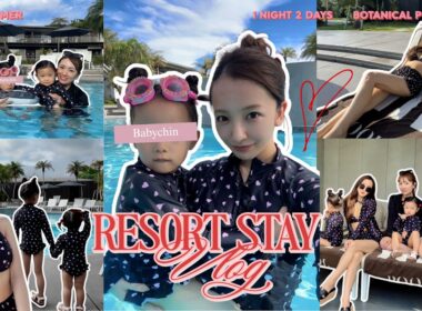 【今年初プール】🛟娘たちを連れて一足先に夏を満喫☀️千葉なのに海外みたい♡【1泊2日】