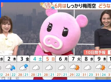 【7月1日 関東の天気】6月はしっかり梅雨空 どうなる7月｜TBS NEWS DIG