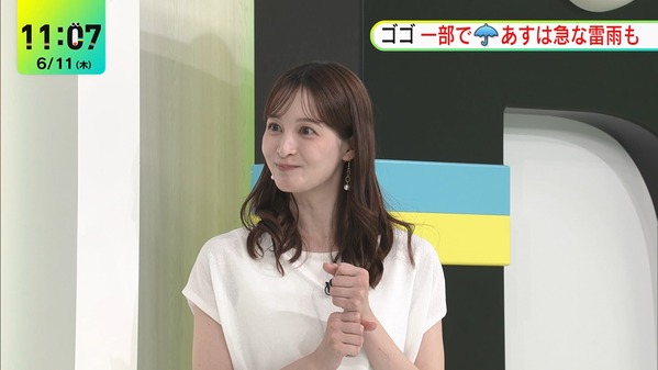 【画像】今日の後呂有紗さん　6.11