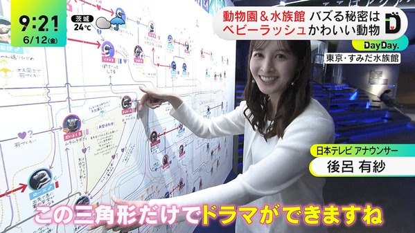 【画像】今日の後呂有紗さん　6.12