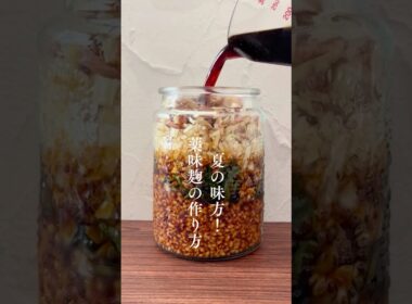 【発酵調味料】夏の味方！薬味麹の作り方 #麹のある暮らし #麹調味料 #手作り麹 #塩麹レシピ #玉ねぎ麹 #だし塩麹 #醤油麹  #自家製発酵調味料 #発酵料理 #麹ごはん #麹生活 #上級麹士