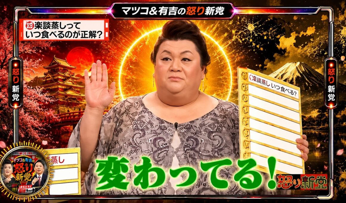【有吉 × マツコ × 夏目三久】💢BGM💥『楽談蒸しって 「いつ食べるのが正解?!』名場面集 2026.6.27FULL HD