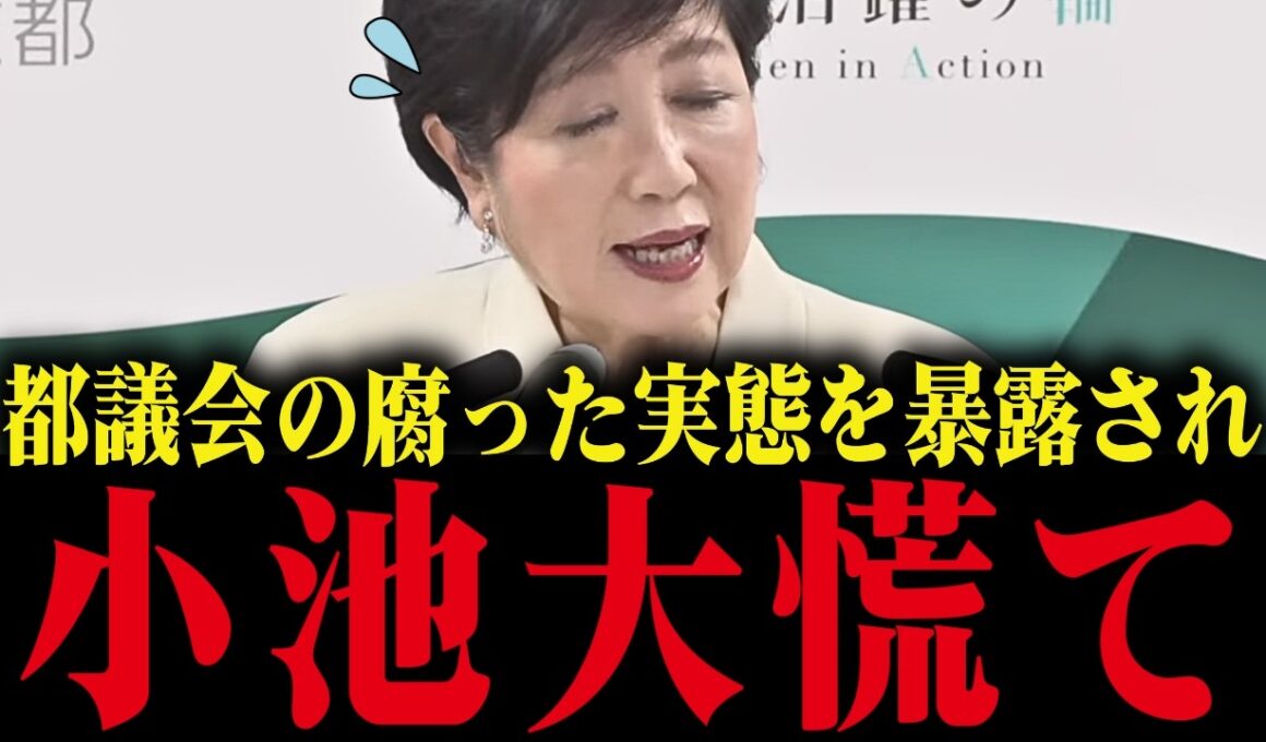 【小池百合子】さとうさおりが小池都政の腐った議会を暴露！カラクリがバレて小池大慌て
