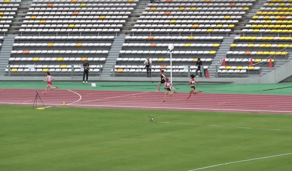 20260704114206宮崎県選手権女400ｍ予選3組 内山田 玲（2） 福岡大 宮　崎 55.52