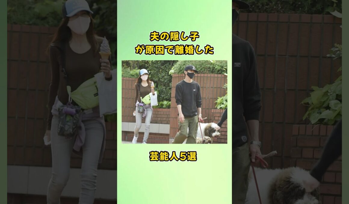 夫の隠し子が原因で離婚した芸能人5選#shorts