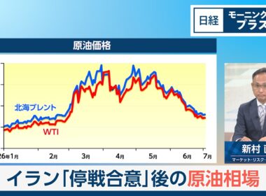 イラン「停戦合意」後の原油相場【日経モープラFT】