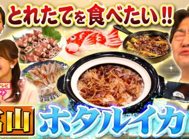 【黒田×まえはるのあの郷土グルメ　富山グルメ#2】富山湾の神秘ホタルイカ＆細工かまぼこ！伝統グルメを大満喫！（2026年5月29日）