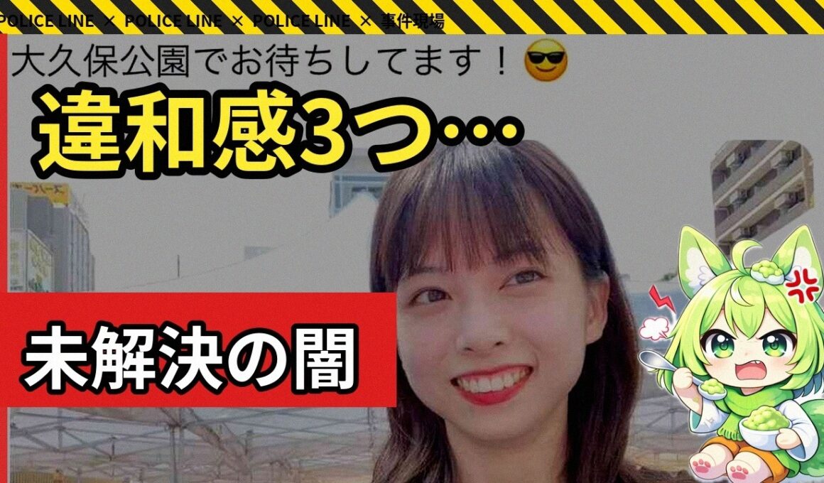 【闇深】「何かに怯えていた」梅澤愛優香さんが突然消えた夜…第三者関与の真相とは【ずんだもん解説】
