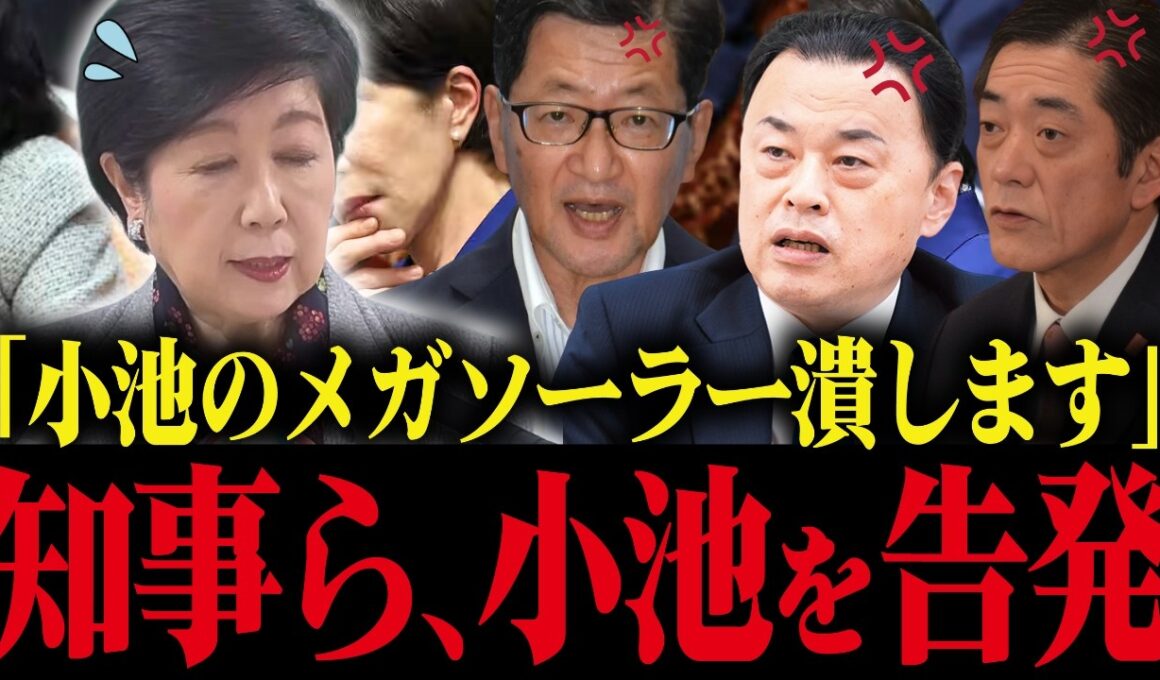 ※小池百合子のメガソーラー計画、知事会が国に廃止を要請！遂に逃げ場がなくなる小池【小池都知事 さとうさおり 都議会 カイロ大学 学歴詐称疑惑】