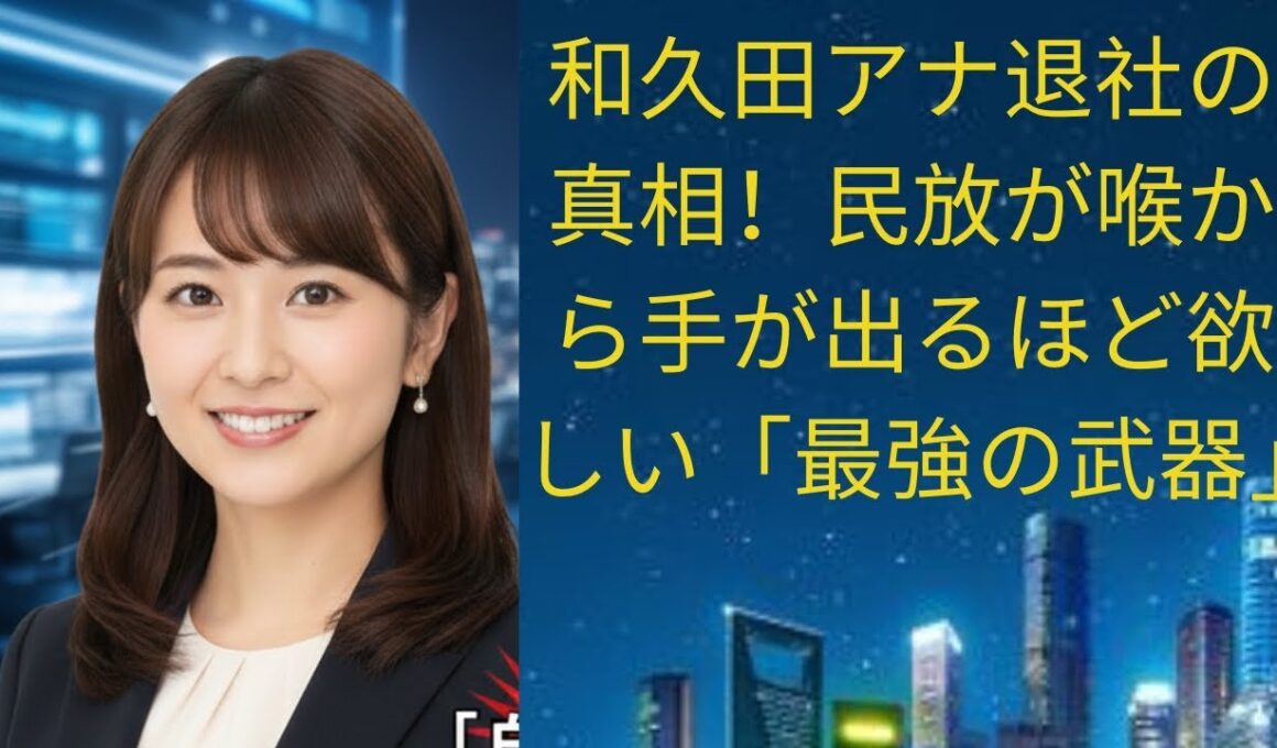 NHK和久田アナ、フリー転身へ！民放各局による「億単位」の争奪戦の裏側とは？