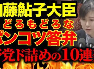【総まとめ】加藤鮎子のポンコツ答弁10連発｜これが大臣の実力？国民の怒りが止まらない #もう国民は黙っていない #加藤鮎子 #国会炎上