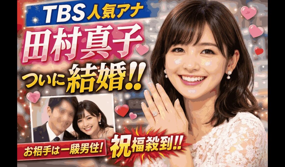 田村真子アナ結婚発表で祝福殺到！一般男性との新婚生活と今後の仕事