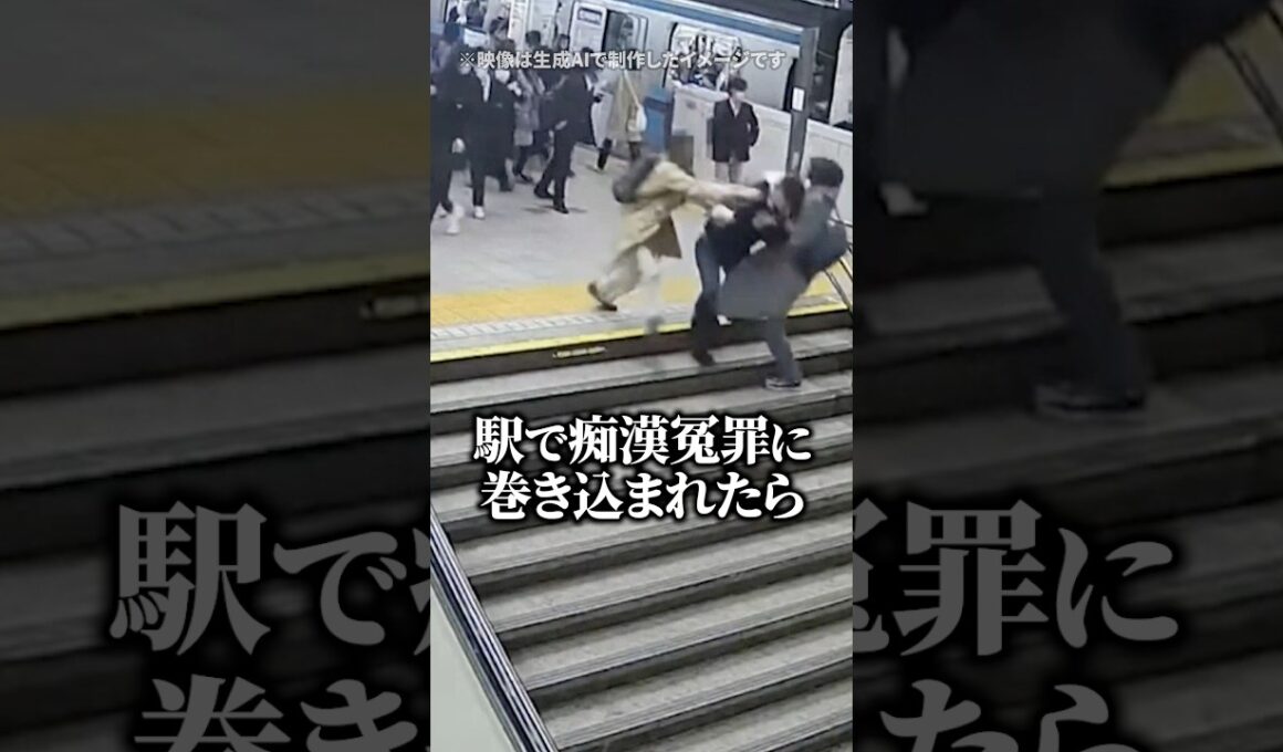 【痴漢冤罪】駅で突然「この人です！」と言われたら…？弁護士が語る“絶対にやってはいけない行動”とは #shorts