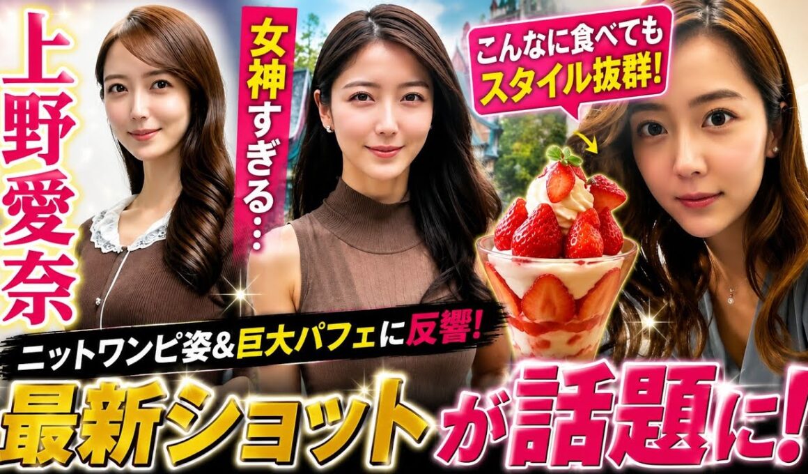 【衝撃】上野愛奈の最新姿にネット騒然！「女神すぎる」と絶賛の嵐
