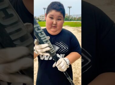 体重114キロ小学生が野球バットで衝撃の行動 #shorts