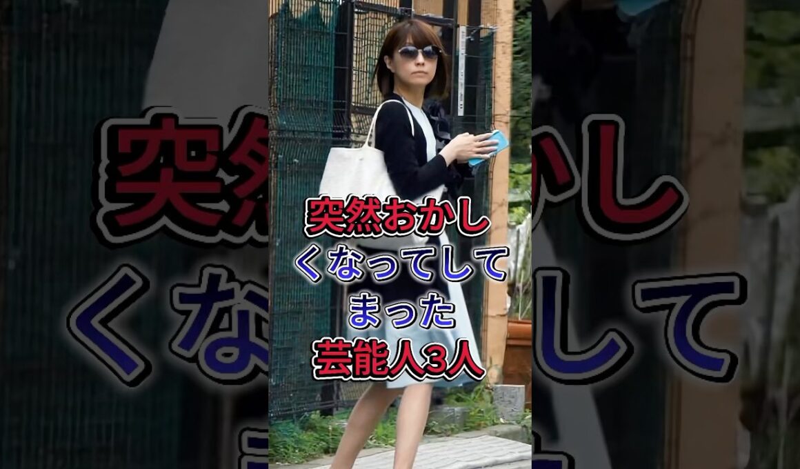 突然おかしくなってしてまった芸能人3人#坂口杏里#小林麻耶