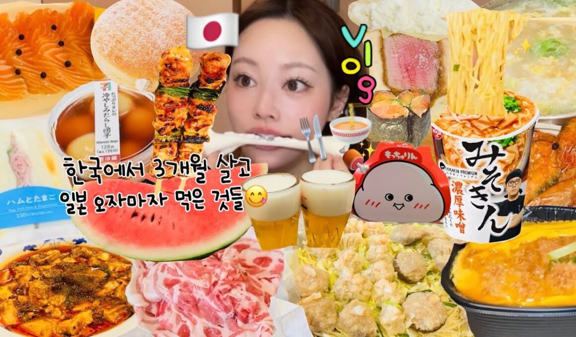 【モッパン日記】結局コンビニ爆食いからこ日本生活🕺🍔🇯🇵※彼ピについてご報告あります💔