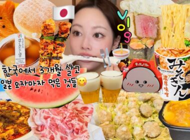 【モッパン日記】結局コンビニ爆食いからこ日本生活🕺🍔🇯🇵※彼ピについてご報告あります💔