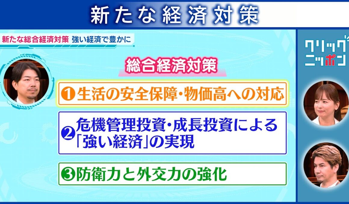 クリックニッポン 新たな総合経済対策 2026年1月4日放送分【公式】