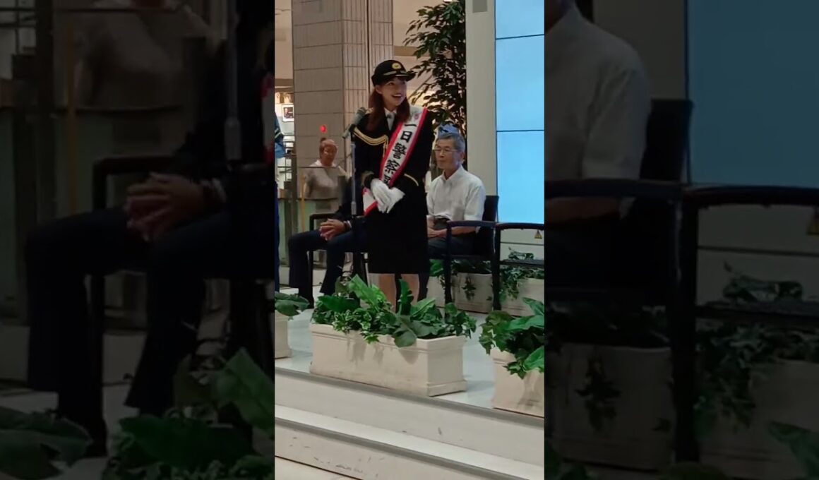 後藤楽々さん１日警察署長　ららぽーと湘南平塚　2023.09.28