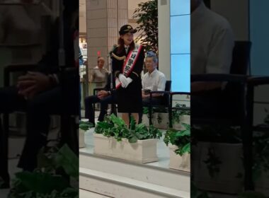 後藤楽々さん１日警察署長　ららぽーと湘南平塚　2023.09.28