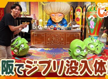 スタジオジブリの世界を体感！触って遊べる「ジブリパーク展」を徹底リポート！【テッパン朝ライブ じゅーっと！/じゅーっ特集！生中継】