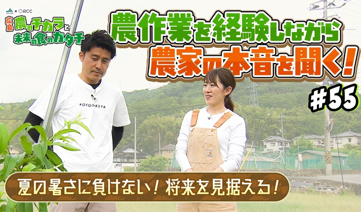 農作業を経験しながら農家の本音を聞く！～夏の暑さに負けない！将来を見据える！～