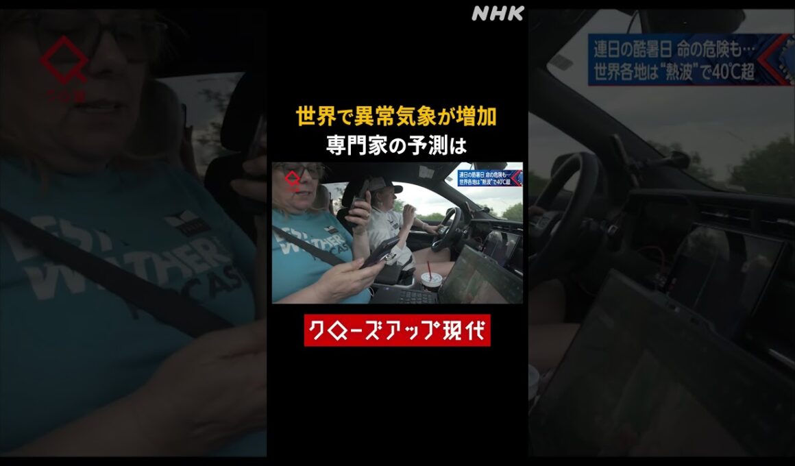 熱波、山火事、嵐…世界で増加する異常気象 専門家の予測は【クロ現】| NHK | #shorts