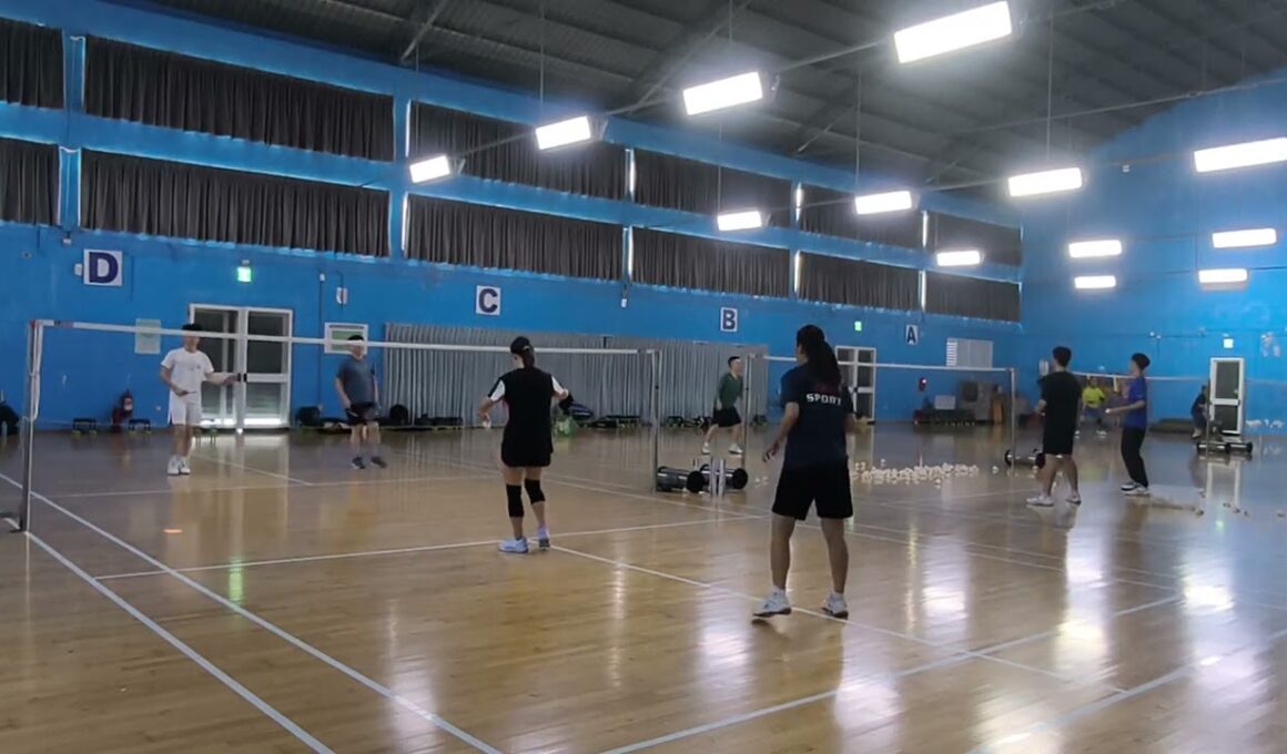 二四羽球隊3/17-12 小函,于綺Vs 弘森,葉子