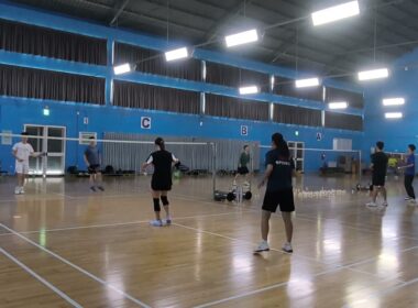 二四羽球隊3/17-12 小函,于綺Vs 弘森,葉子