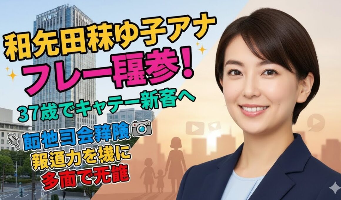 🎤🌟 NHKの顔・和久田麻由子アナがフリー転身！37歳でキャリア新章へ、紅白司会経験と報道力を武器に多方面で活躍 💼📸👩‍👧‍👦✨