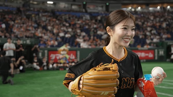 【画像】今日の黒田みゆさん、始球式　7.18※動画も