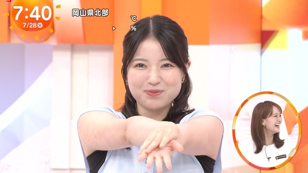 【画像】今日の小室瑛莉子さんと川辺真美子さんと若葉のあさん（iLiFE!）　7.28