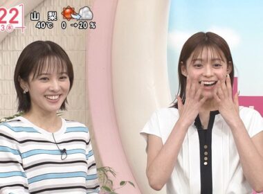 【画像】今日の河出奈都美さんと田﨑さくらさん　7.23